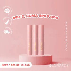 Gudkos PINKFLASH #OhMyKissAiry Matte Liquid Lip & Cheek Tint - 2in1 Lipcream Bibir & Pipi