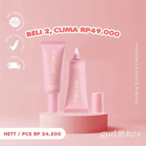 Gudkos PINKFLASH #OhMySelf Long Lasting Matte Foundation - Makeup Base Face Primer Tahan Air