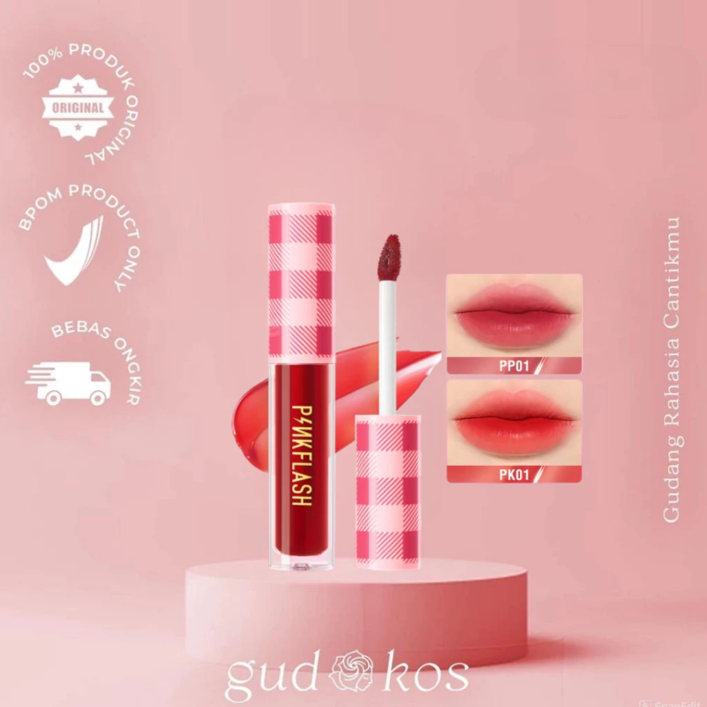 Gudkos PINKFLASH LIGHTWEIGHT LIP TINT