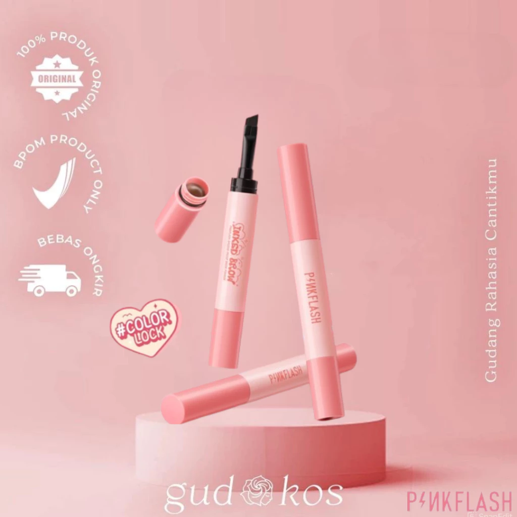 Gudkos PINKFLASH SMUDGE PROOF BROW POMADE