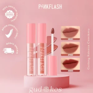 Gudkos 100% ORIGINAL PF-L07 PINKFLASH TRANFERPROOF MAX LIQUID MATTE LIPSTIK / BB02