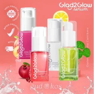 Gudkos Glad2Glow - Pomegranate Niacinamide Power Bright Serum17ml | Peach Retinol Serum | Centella Salicylic Acid Acne Serum| Yuja 377 Dark