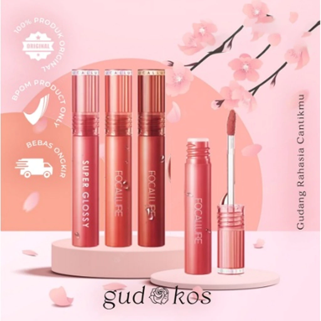 Gudkos FOCALLURE Super Glossy Tint / Lip Gloss FA 208