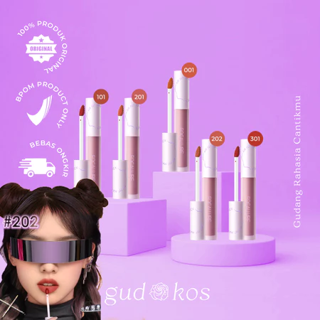 Gudkos FOCALLURE Switcmode Matte Lip Tint / Korean Lip Tint