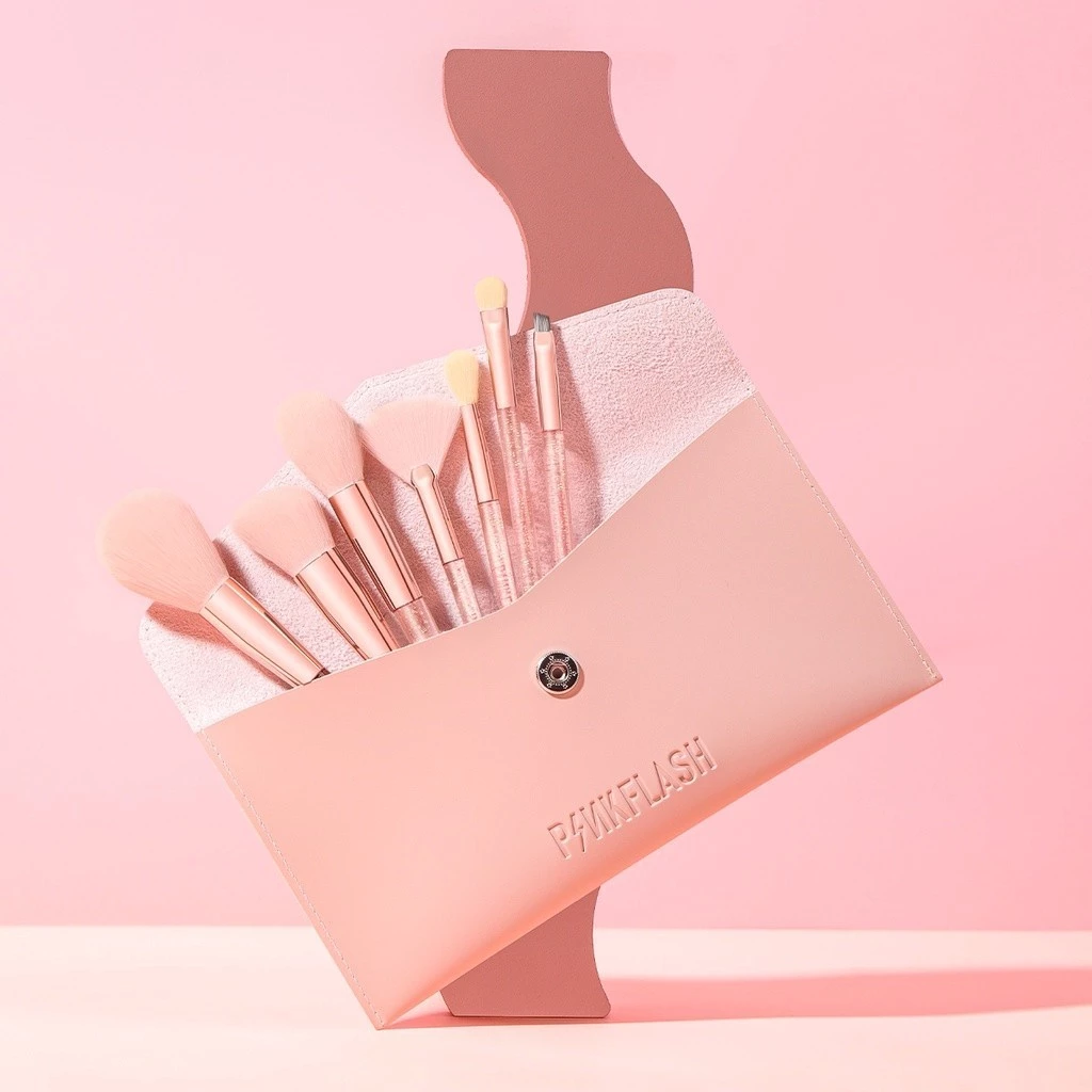 Gudkos PINKFLASH Makeup Brush Kuas makeup lengkap Fairy Wand Beauty Brush Makeup Tool Multi-use