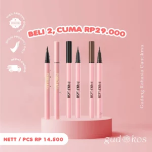 Gudkos PINKFLASH Liquid Eyeliner Pen - Long Lasting Waterproof Black Eye