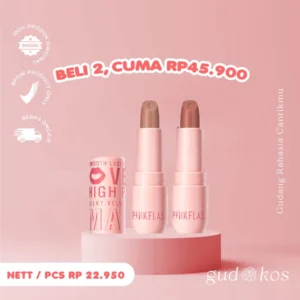 Gudkos PINKFLASH Pink Cover Velvet Matte Lipstick High - Silky Soft Long Lasting Lipstick