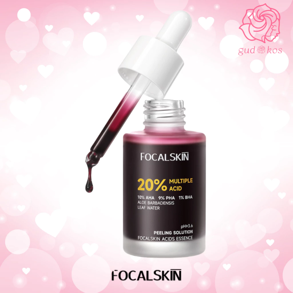 FOCALSKIN Acids Essence Peeling Solution Serum Wajah 30ml Gudkos